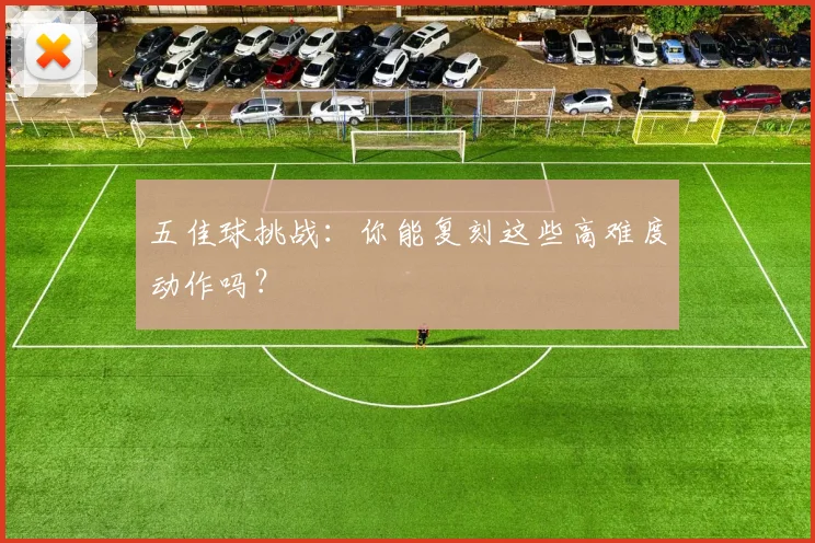 五佳球挑战：你能复刻这些高难度动作吗？